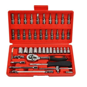 24 Piece Professional Socket Wrench, Socket Set Combination